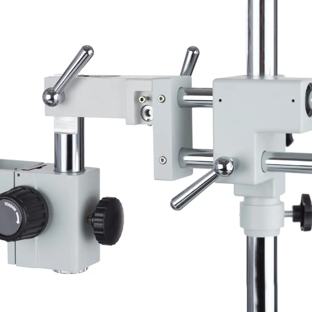 AmScope 7X 45X Simul Focal стерео зум микроскоп на бум стенд с светодиодный кольцевой