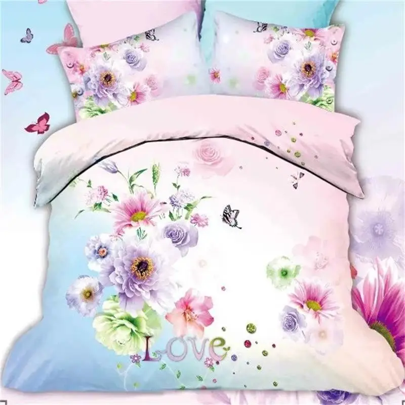 Butterfly and Flowers 3d Daisy Bedding Set Queen Size Bright Color Cotton Printed Home Textile Quilt Cover Bed Sheets Pillowcase
Butterfly and Flowers 3d Daisy Bedding Set Queen Size Bright Color Cotton Printed Home Textile Quilt Cover Bed Sheets Pillowcase