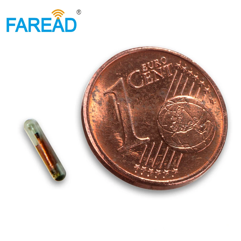 ICAR Bios Animal Microchip Wholesale Transponder Bioglass Implant Rfid Chips Tags for Dogs Pet ID Identifier FDX-B 1.25*7mm
