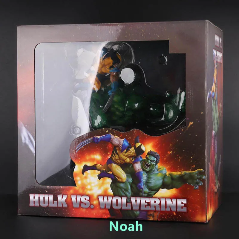 12 дюймов &quotМстители&quot &quotХалк&quot &quotпротив Росомахи Статуя Бюст супергероя