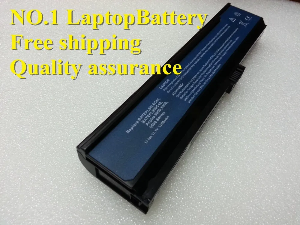Аккумулятор для acer Aspire 3030 3050 3200 3600 3680 5030 5050 5500 5550 3UR18650Y 2 QC261 BATEFL50L6C40|battery for|batteries