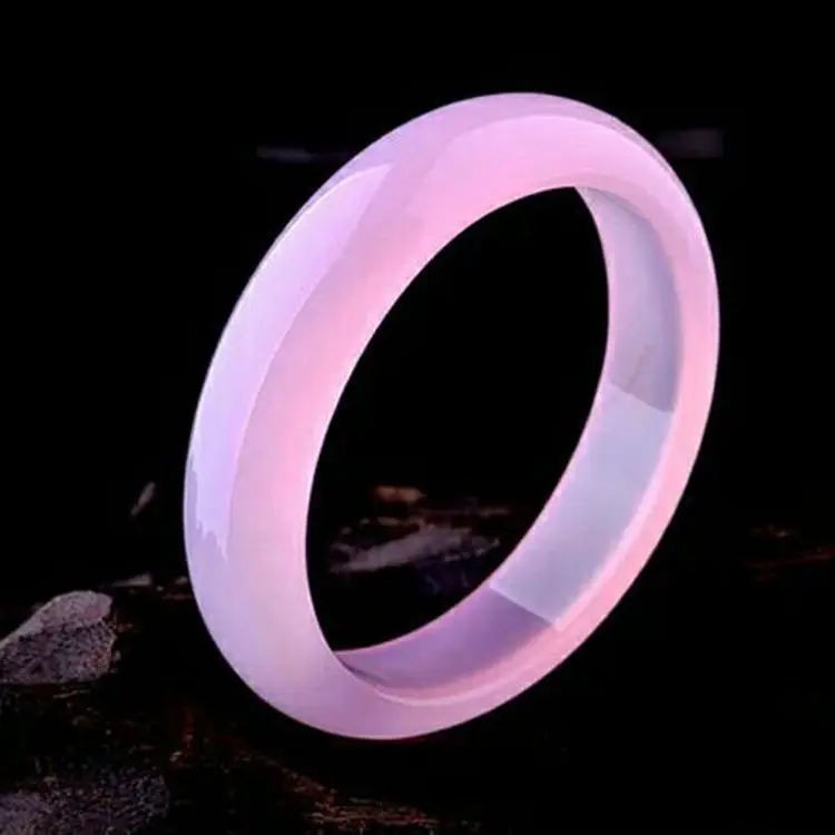 Natural Purple Chalcedony Agate Bracelet|gift gifts|gift accessoriesgift bracelet |