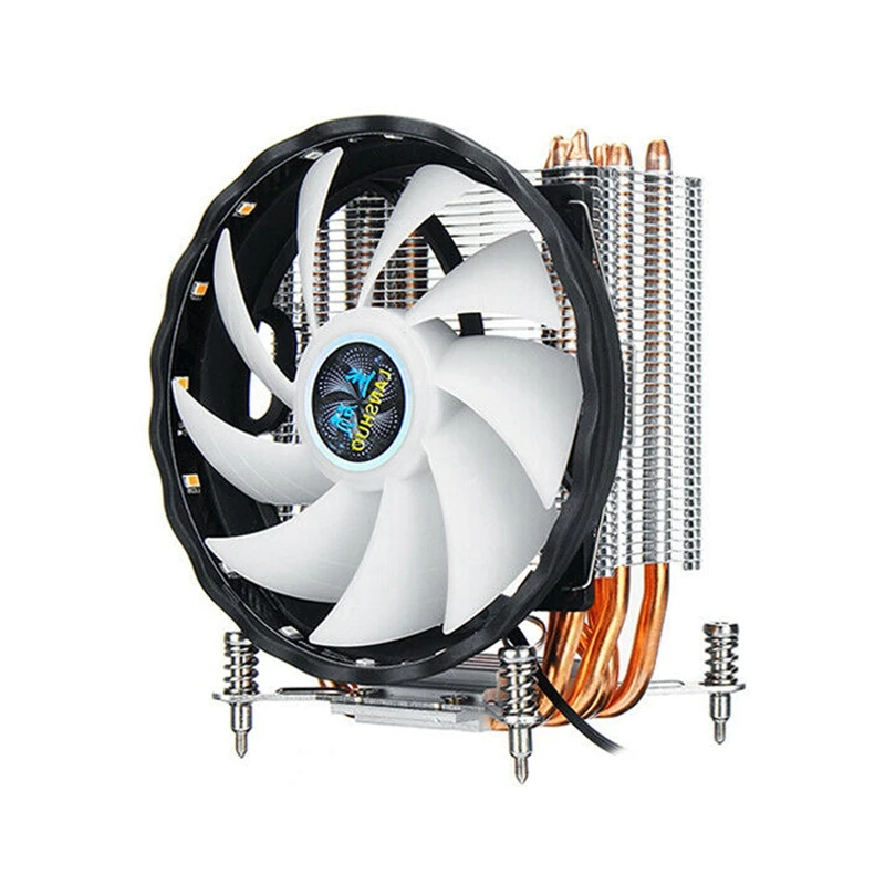 Cpu кулер 6 тепловых труб 120 мм Rgb вентилятор для Lga 775/1150/1151/1155/1156/1366 Au|Охлаждающие