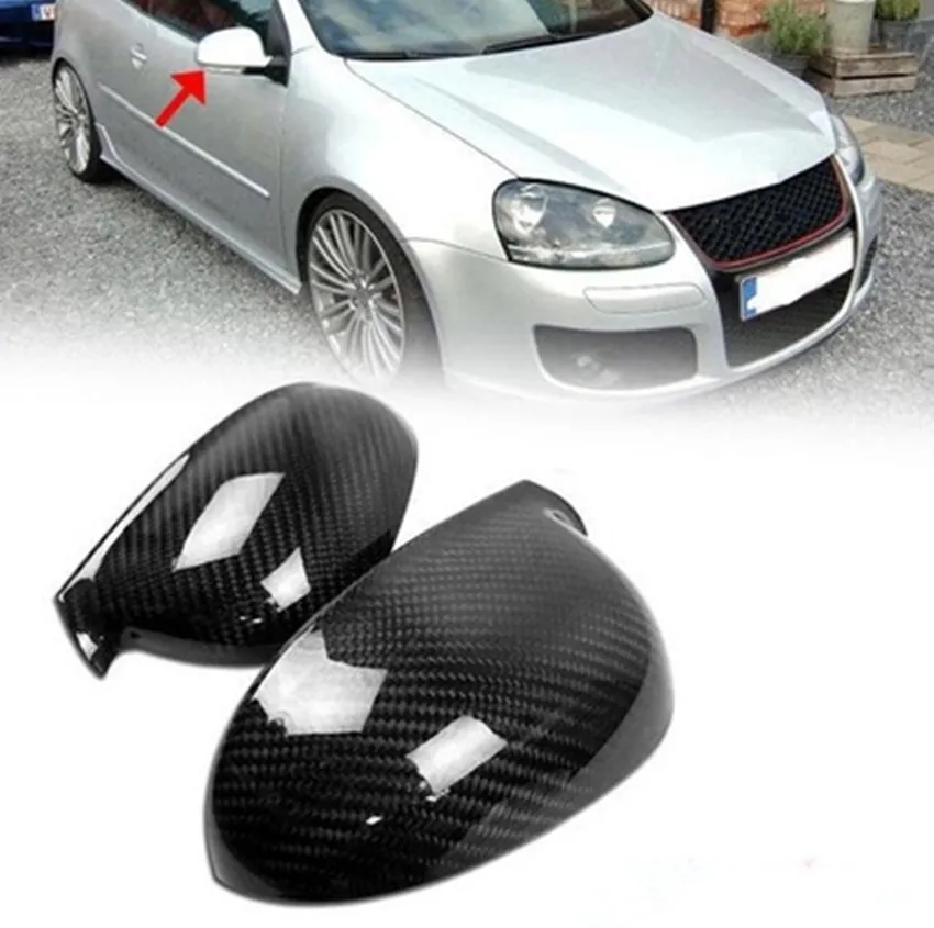 Зеркальные колпачки из углеродного волокна для Golf Sagitar MK5 GOLF 5 Passat B6 B5.5 вариант EOS