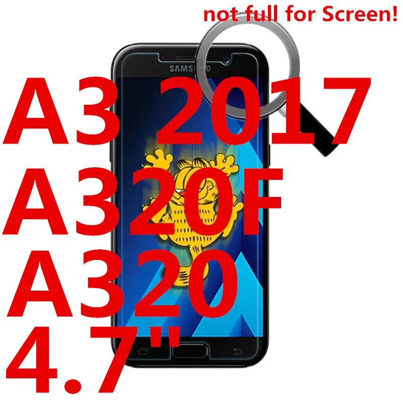 Закаленное стекло для SAMSUNG Galaxy A3 2017 A320F A320 Защитная пленка экрана телефона 4 7 дюйма