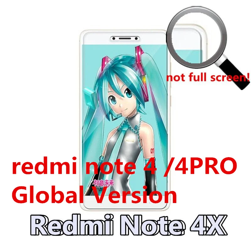 Закаленное стекло для redmi Note 4X global version International Official prime xiaomi H3Y защитная пленка