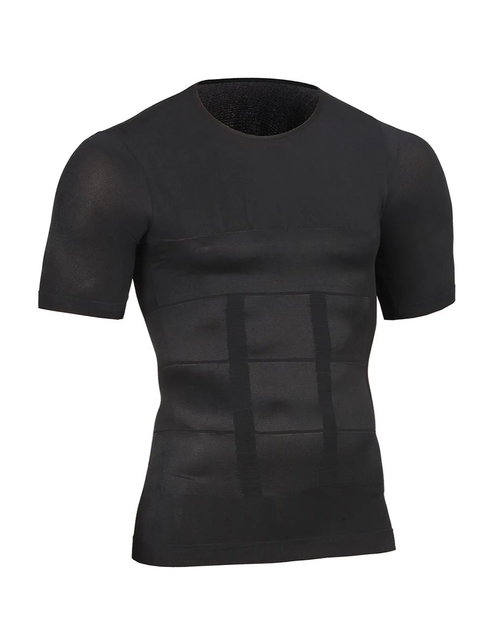 Lover beauty Slim Body Shaper для мужчин животик живот жирное нижнее белье жилет футболка корсет Корректирующее белье с короткими рукавами o-образным вырезом Blusas