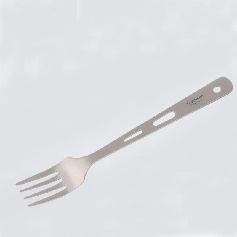 Tiartisan 3 шт. Титановая посуда с ножом вилка ложка Spork набор столовых приборов посуда инструменты для кухни дома Ta8106
