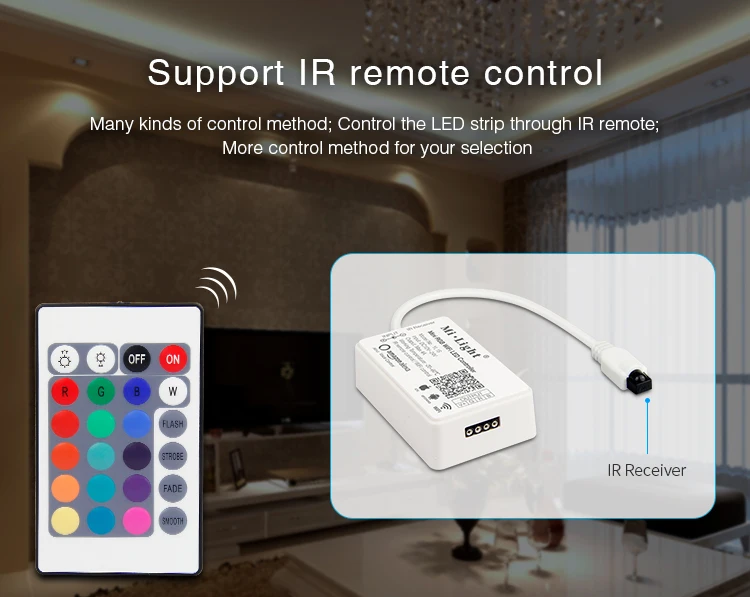 Светильник Mi YL1S YL2S DC12V 24V мини WiFi Светодиодная лента управления ИК пульт Amazon Alexa