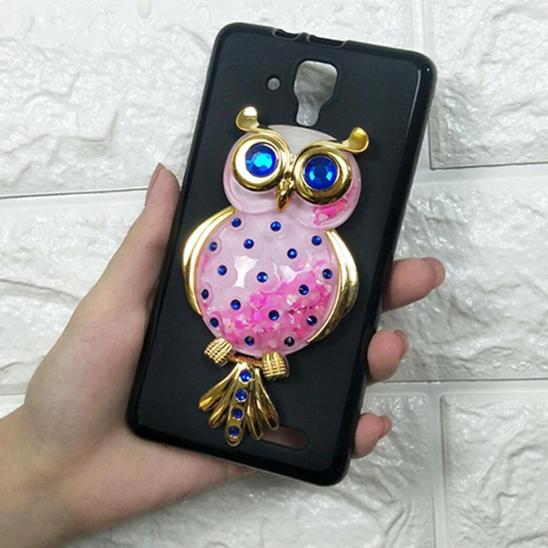 Dneilacc Glitter Bling Cover For Lenovo A536 Silicon Phone Case Dynamic Liquid Quicksand Cases | Мобильные телефоны и