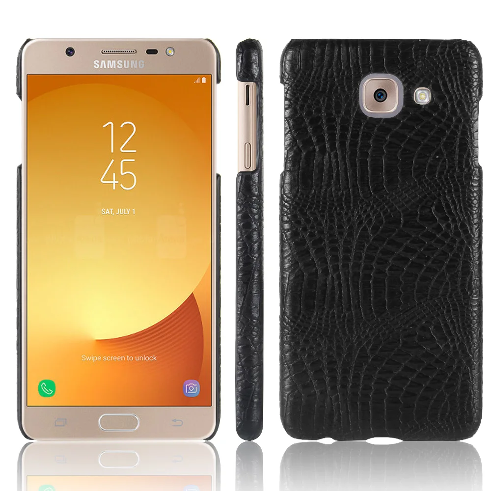 Чехол из крокодиловой кожи для samsung Galaxy J7 Max роскошный противоударный чехол с