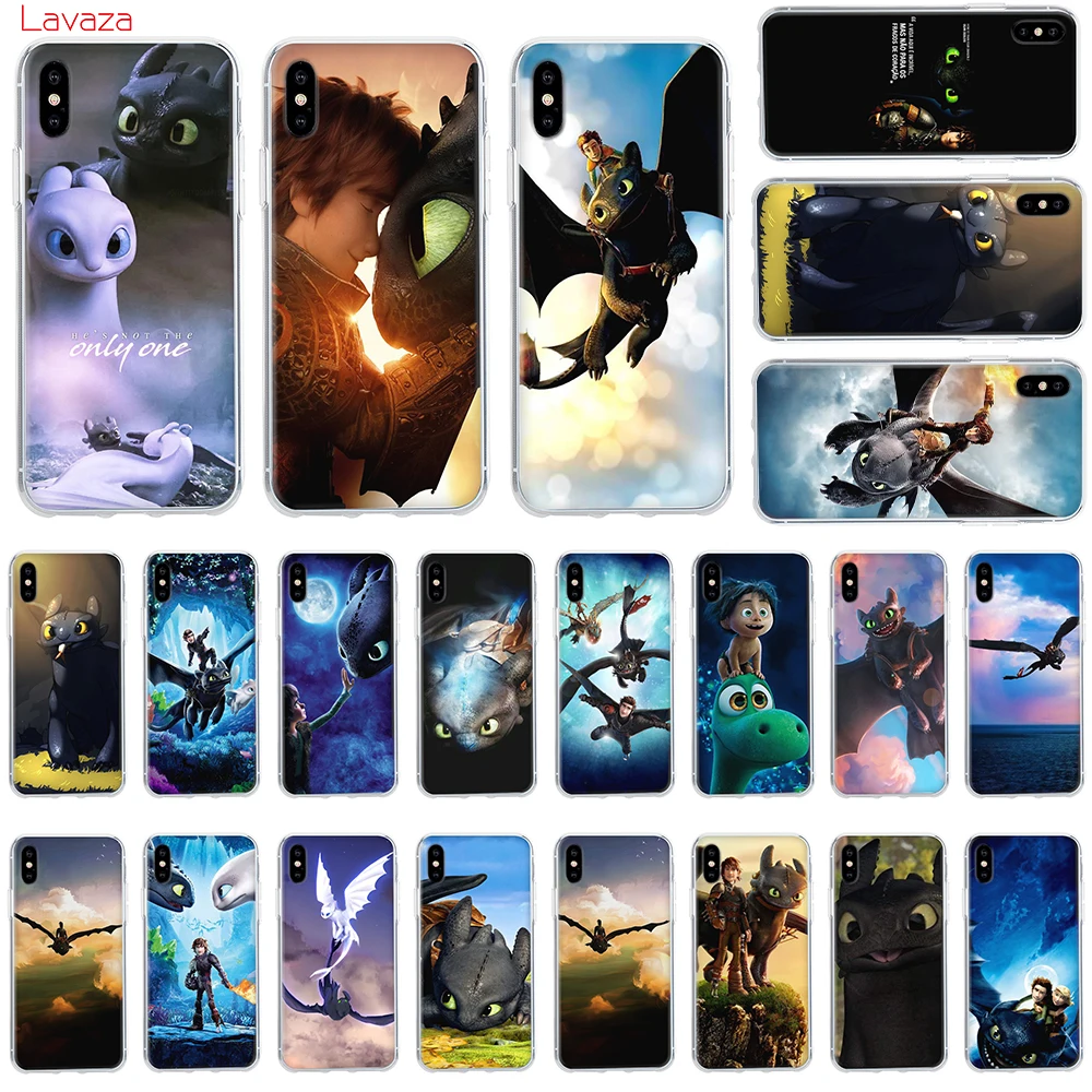Твердый чехол Lavaza с беззубым Как приручить дракона для Apple iPhone 6 6s 7 8 Plus X 5 XS Max XR