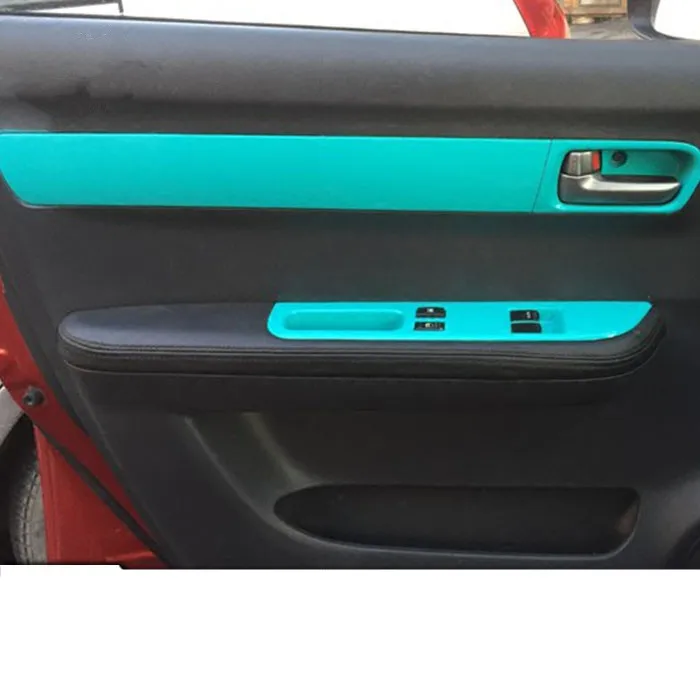 4 шт. дизайн микрофибра кожа межкомнатные двери подлокотник Крышка для Suzuki Swift AAB167