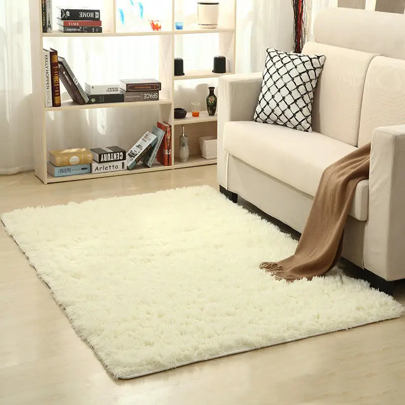 AOVOLL 150x200 см из бархатной ткани длинные шерстяные ковры для гостиной комнаты; декор для чистки ковров, для дома красный винный зеленый 16 цветов - Цвет: 4