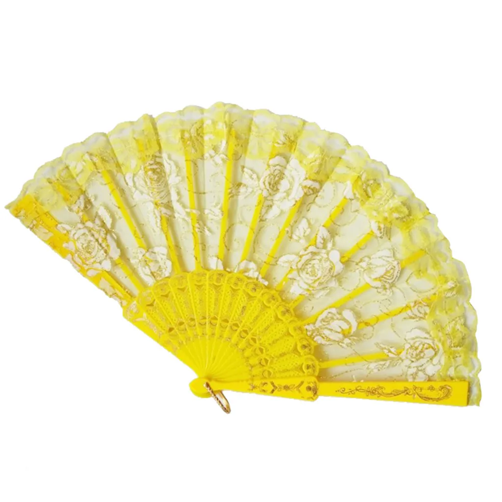 Традиционный китайский вентиляторы Пластик ткань складной Ручной Веер
