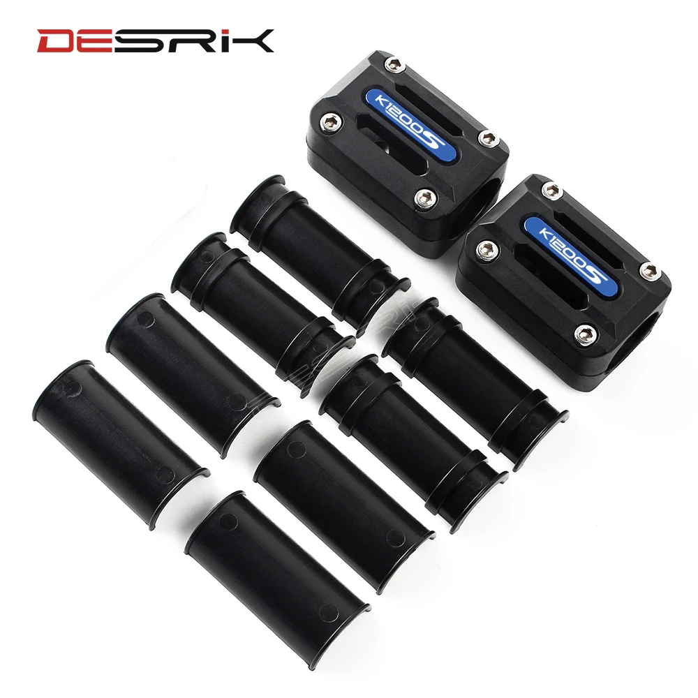 

1 Pair Motorcycle Accessories For BMW K1200S Engine Crash Bar Protection Bumper Decorative Guard Block 2004 2005 2006 2007 2008