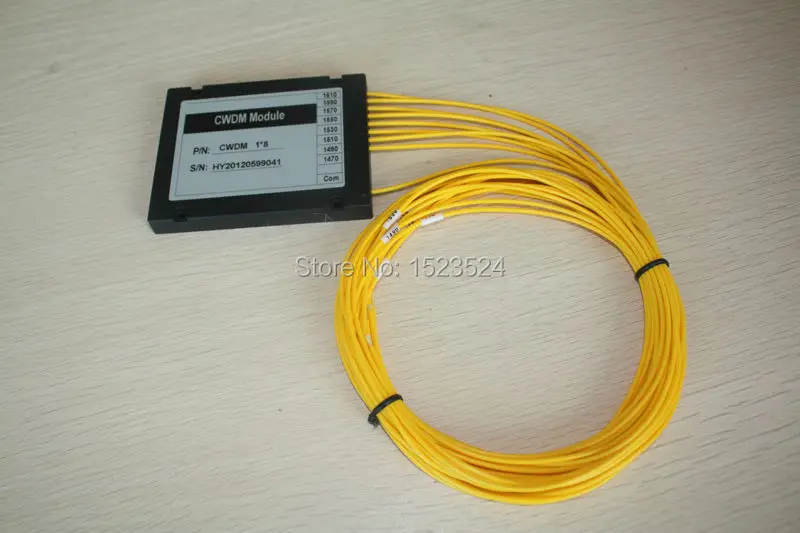Волоконно оптический 8 канальный CWDM Mux Demux модуль 1470 1610nm с SC/FC/LC/ST коннектором|fiber