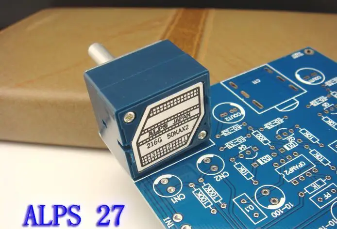 1 шт. оригинальный японский ALPS RK27 двойной объемный потенциометр 10K 50K 100K 250K круглая