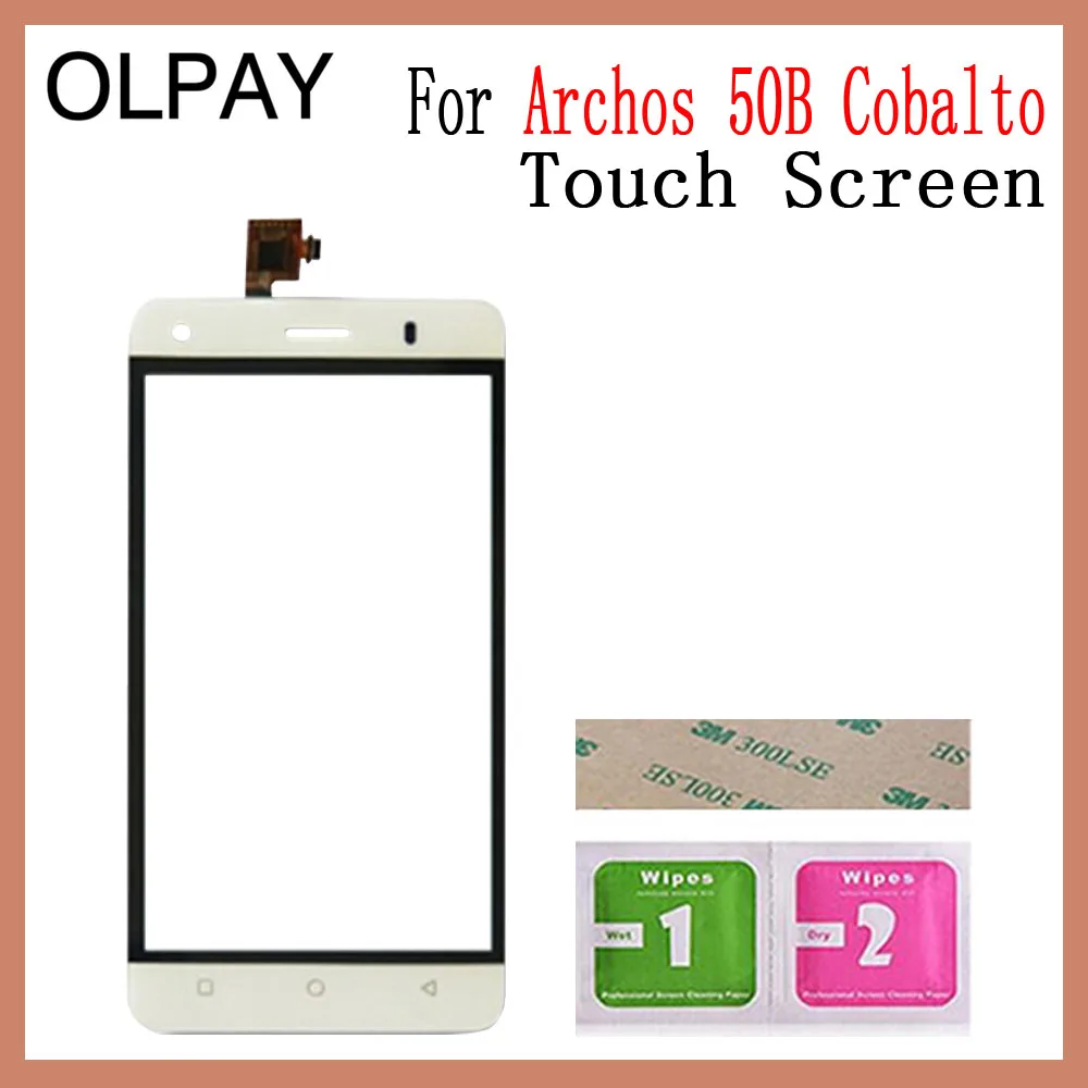Переднее стекло телефона для Archos 50B кобальтовый сенсорный экран дигитайзер