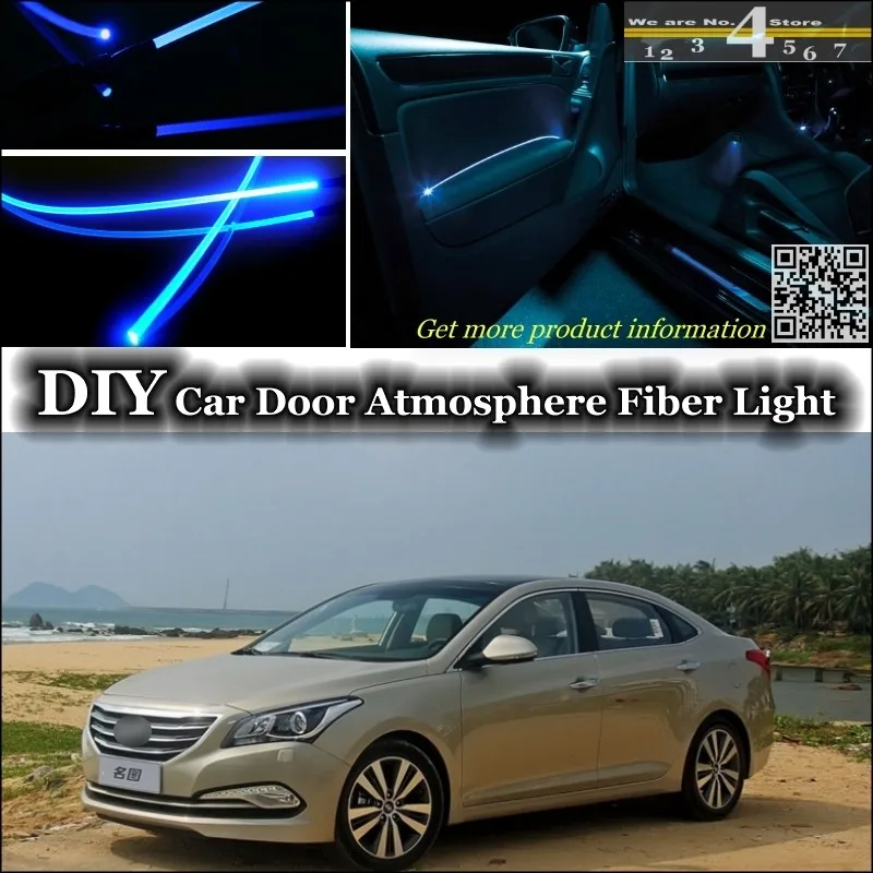 

For Hyundai Mistra / Mingtu interior Ambient Light Tuning Atmosphere Fiber Optic Band Lights Inside Door Panel illumination