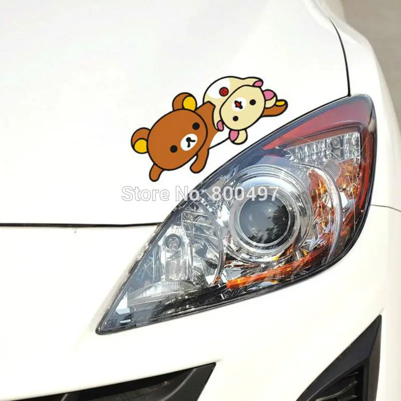 Новейшие автомобильные чехлы для стайлинга мультяшный медведь Rilakkuma