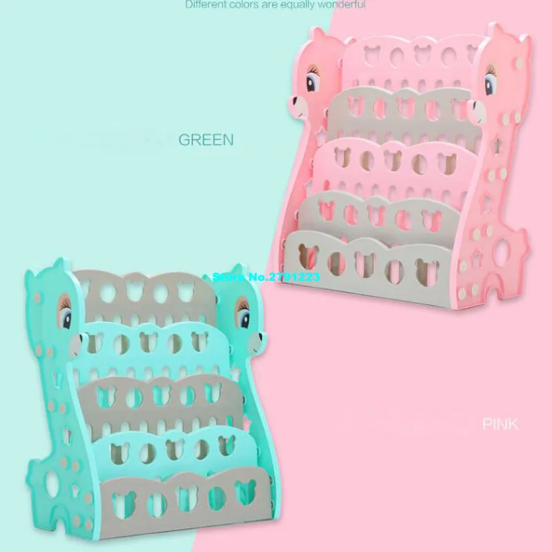 Детская книжная полка для детей экологически безопасная мультяшная обучения и