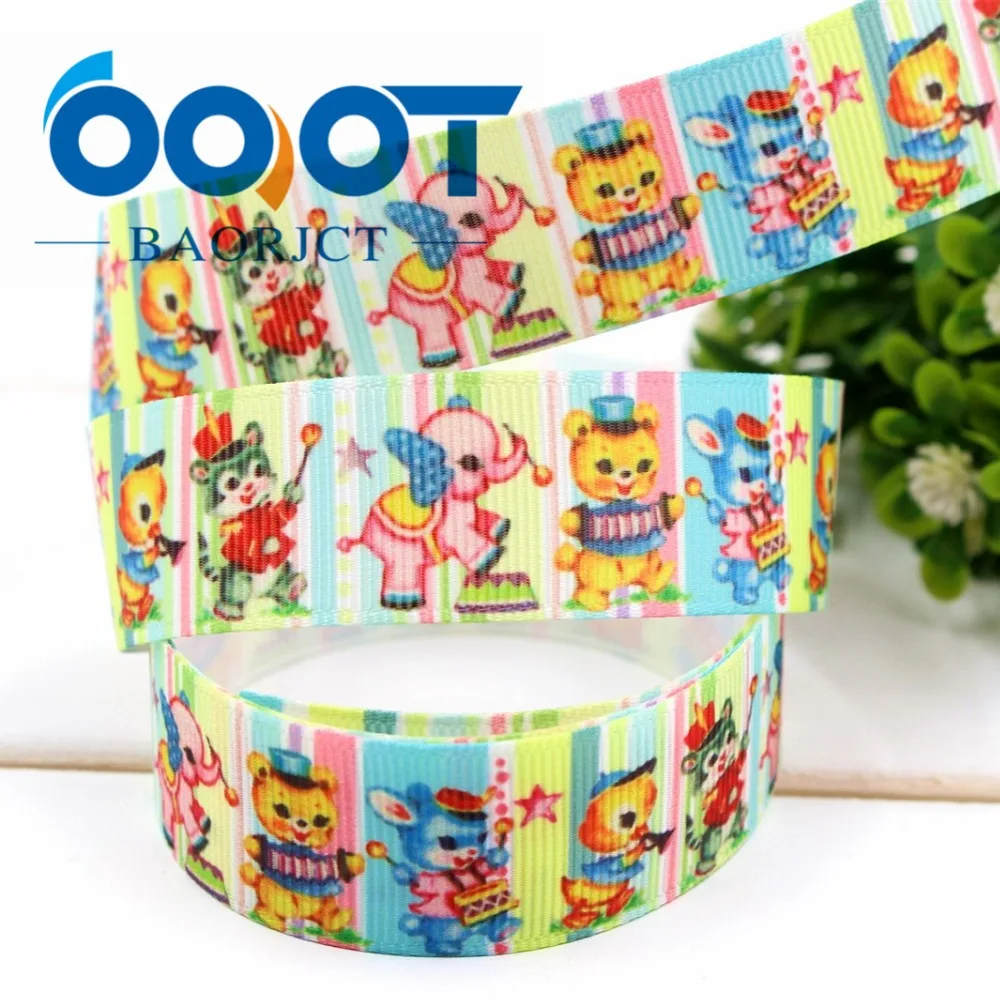 OOOT BAORJCT 1722397 1 'ཕ ММ мультфильм Печатных grosgrain ленты DIY handmadeHair аксессуары