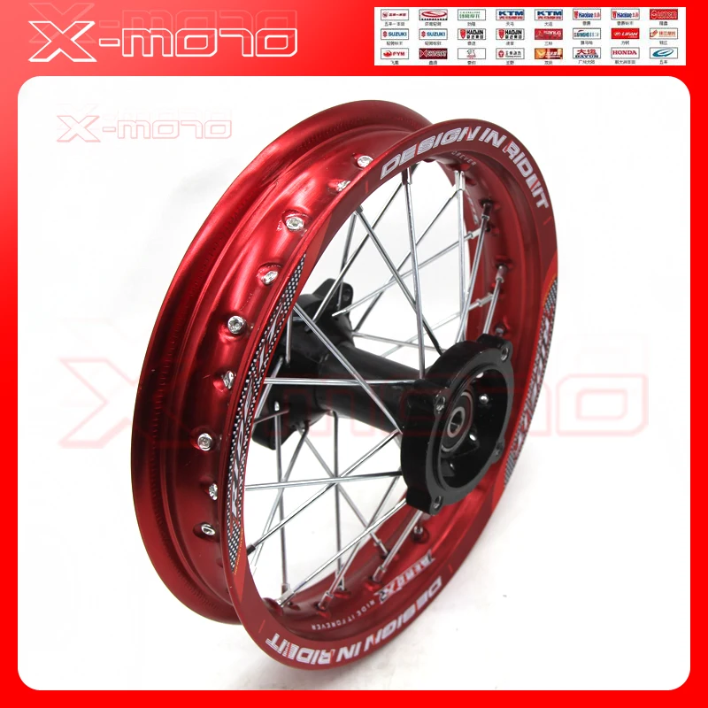 1" Dirt Pit Bike задние колеса 1,85x14" дюймов для KAYO BSE Apollo Xmotos CRF50 CRF70 KLX110 TTR110 125 140 160cc MX запасные части