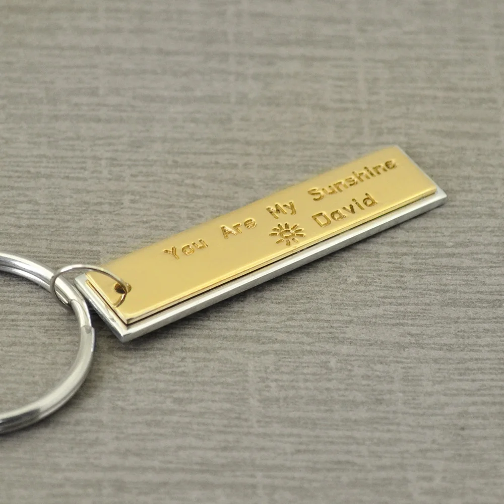 Custom Name keychain Bar Personalized Keychain Gift for him boyfriend Valentine's Day | Украшения и аксессуары