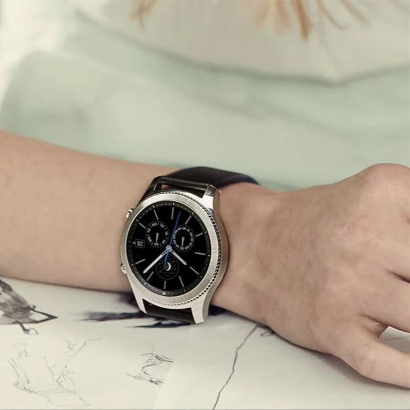 Samsung Шестерни S3 классический Смарт часы GPS Bluetooth Фитнес сердечного ритма дорожки