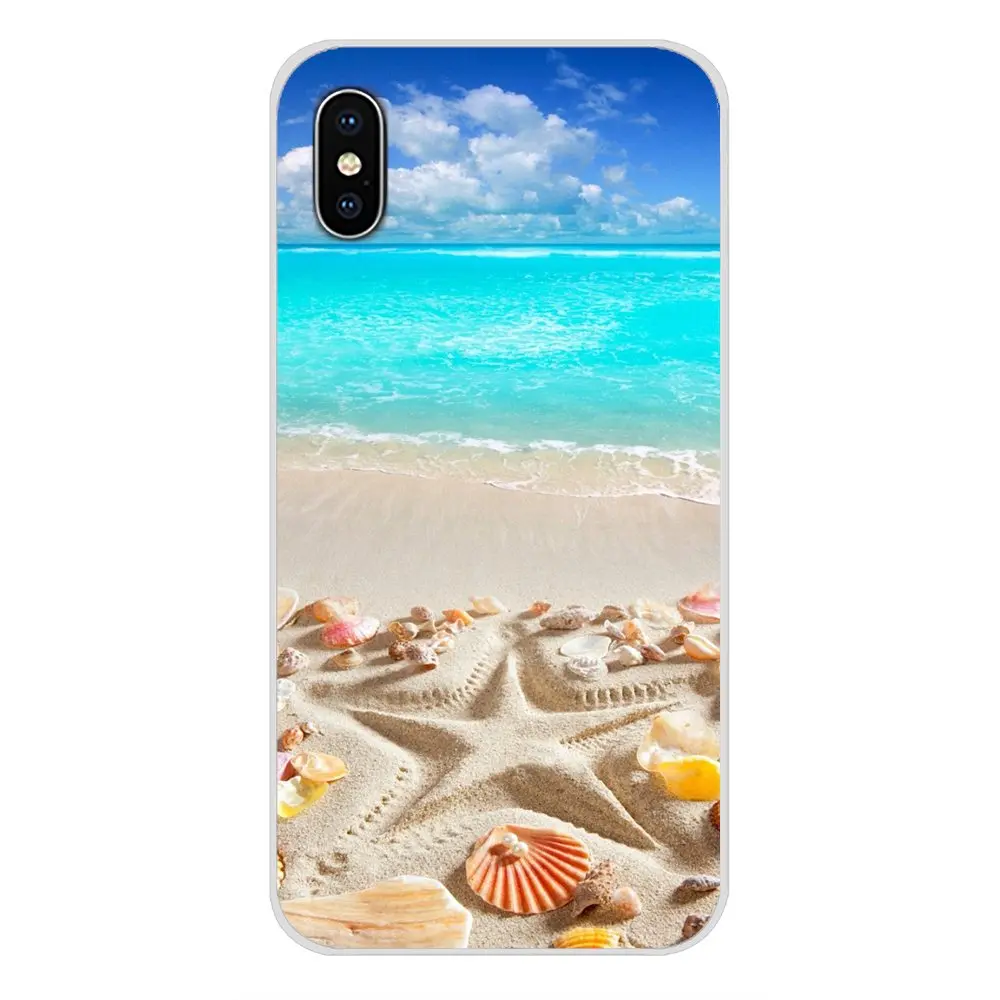 Для Xiaomi Mi4 Mi5 Mi5S Mi6 Mi A1 A2 5X 6X 8 9 Lite SE Pro Max Mix 2 3 2S ocean Beach Морская звезда аксессуары чехлы