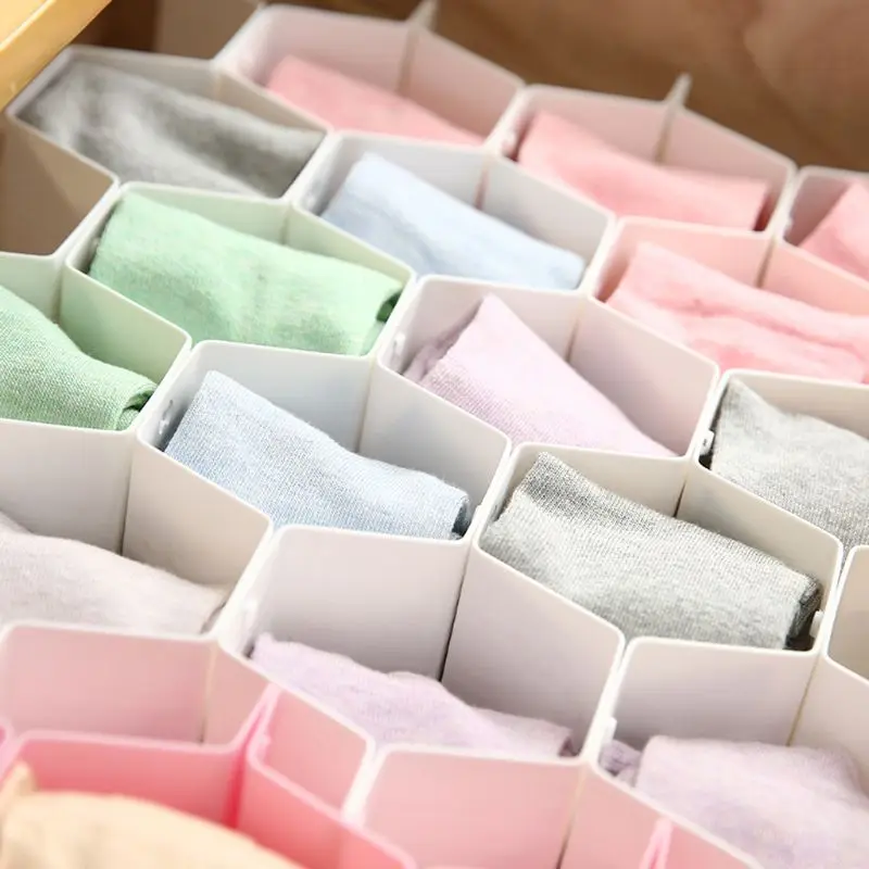 Ящик органайзер в форме сот 8 шт. разделители для шкафа пластиковая перегородка