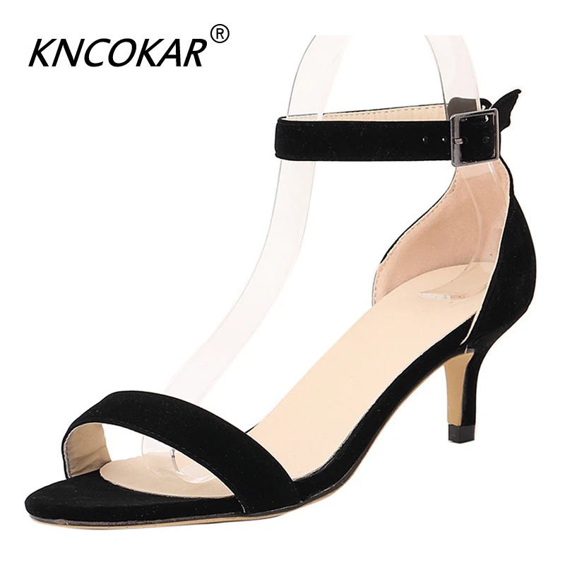 

Hot Style Summer New Fashion Lady Candy Color Patent Leather Sandals 5cm High Heels For Women In Bright Colors Big Size 35-42