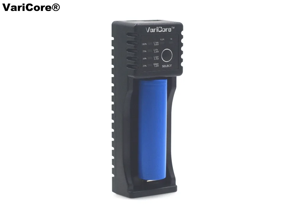 1x Зарядное устройство для литий-ионных аккумуляторов varicore v10 1 2 в 3 7 4 25 18650