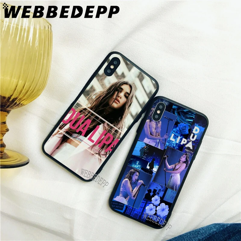 Мягкий чехол WEBBEDEPP Dua Lipa для iPhone 5 5S 6 6S 7 8 Plus X XS 11 Pro MAX XR