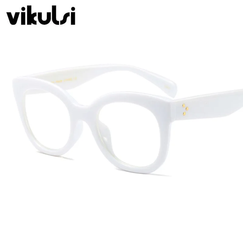 Новинка 2017 унисекс винтажные очки Брендовые дизайнерские прозрачные женские