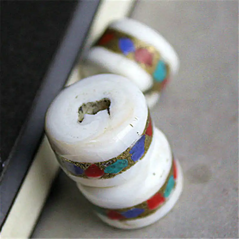 TSB0236 Nepal Naga Conch Shell loose Beads 10-12mm 10 beads lot Tibetan Hand | Украшения и аксессуары