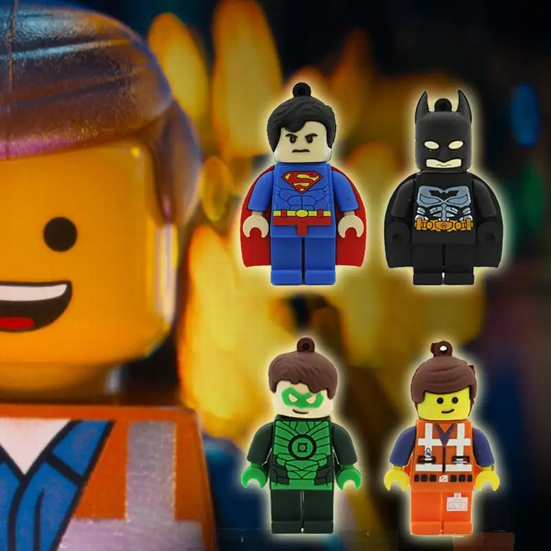 Карту флэш-памяти с интерфейсом usb 64 ГБ Флеш накопитель 32 флешки 16 8 4 Супермен