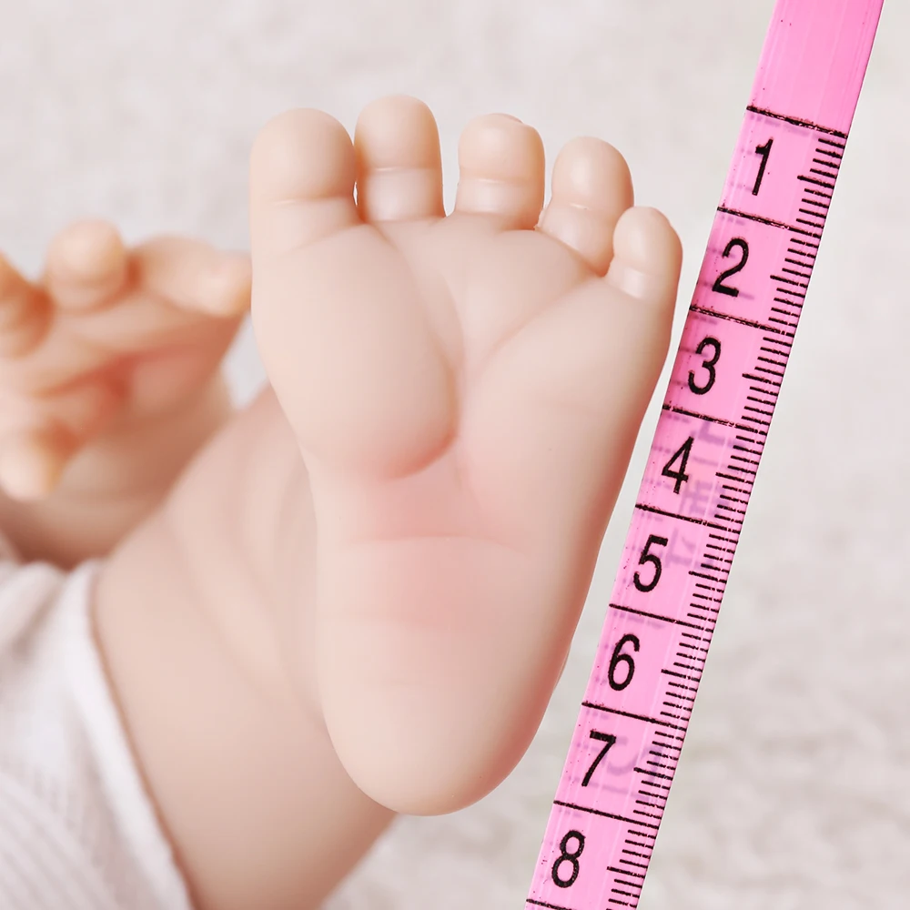 NPKDOLL Reborn Baby 18 дюймов Полностью виниловые реалистичные игрушки Bebe для детей детские поддельные детские развивающие ванны для детей Playmate Babe Boneca