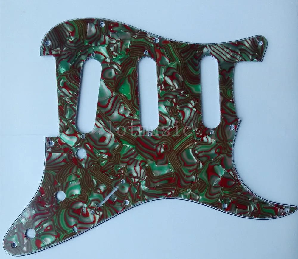2 шт. Pickguard новый 3 слойный зеленый защитный чехол для крыла Strat замена гитары|shell