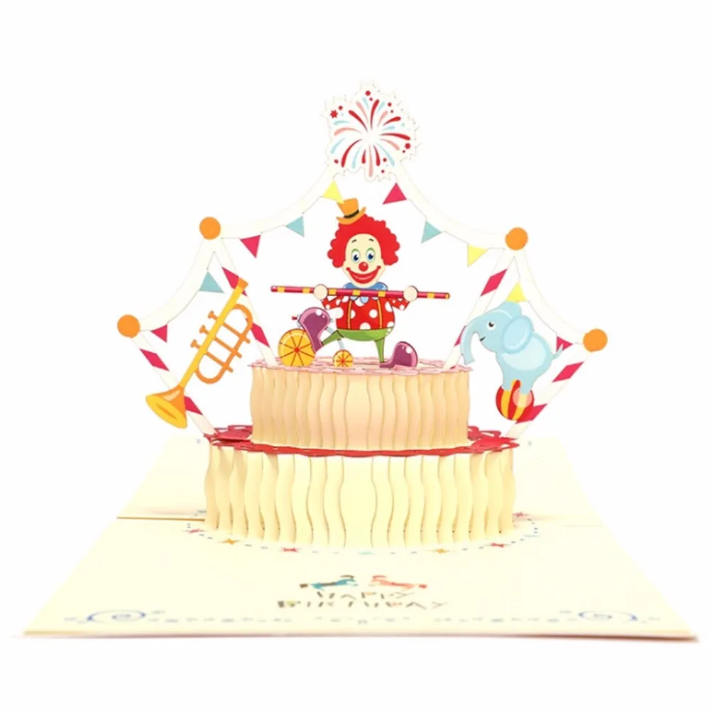 Забавные 3D всплывающие Открытки День Святого Валентина любовник с днем рождения