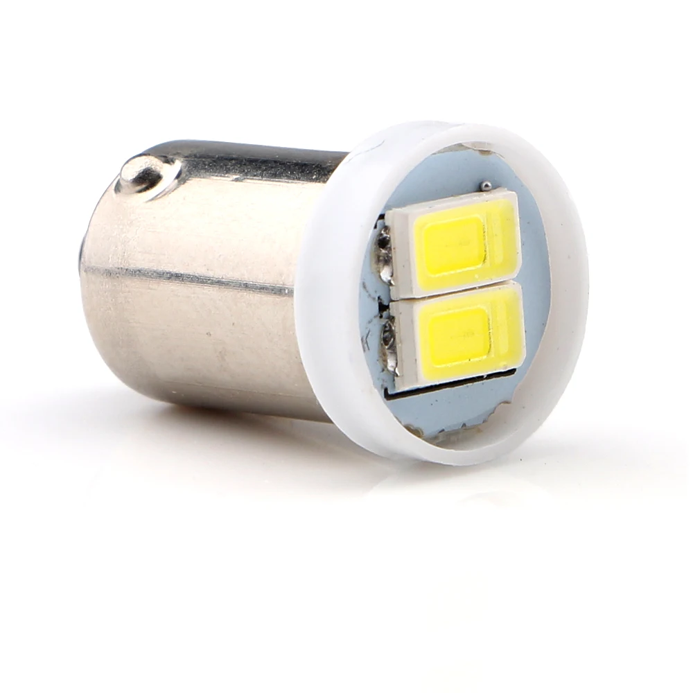 YM E-Bright 300 шт. BA9S 5630 2 SMD T11 T4W Авто Обратный зазор светильник 12V DC белый автомобильный