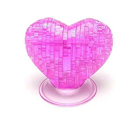3D Ферниш Heart Форма DIY Jigsaw Puzzle IQ развития игрушка Рождественский подарок | Игрушки и