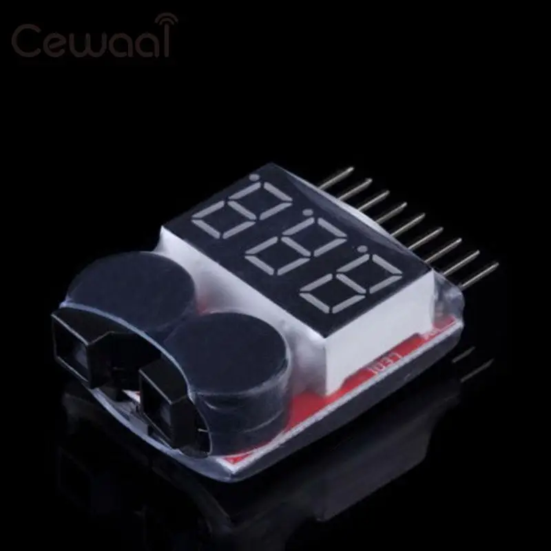 1S 8S RC Lipo измеритель батареи проверка низкого напряжения зуммер Индикатор