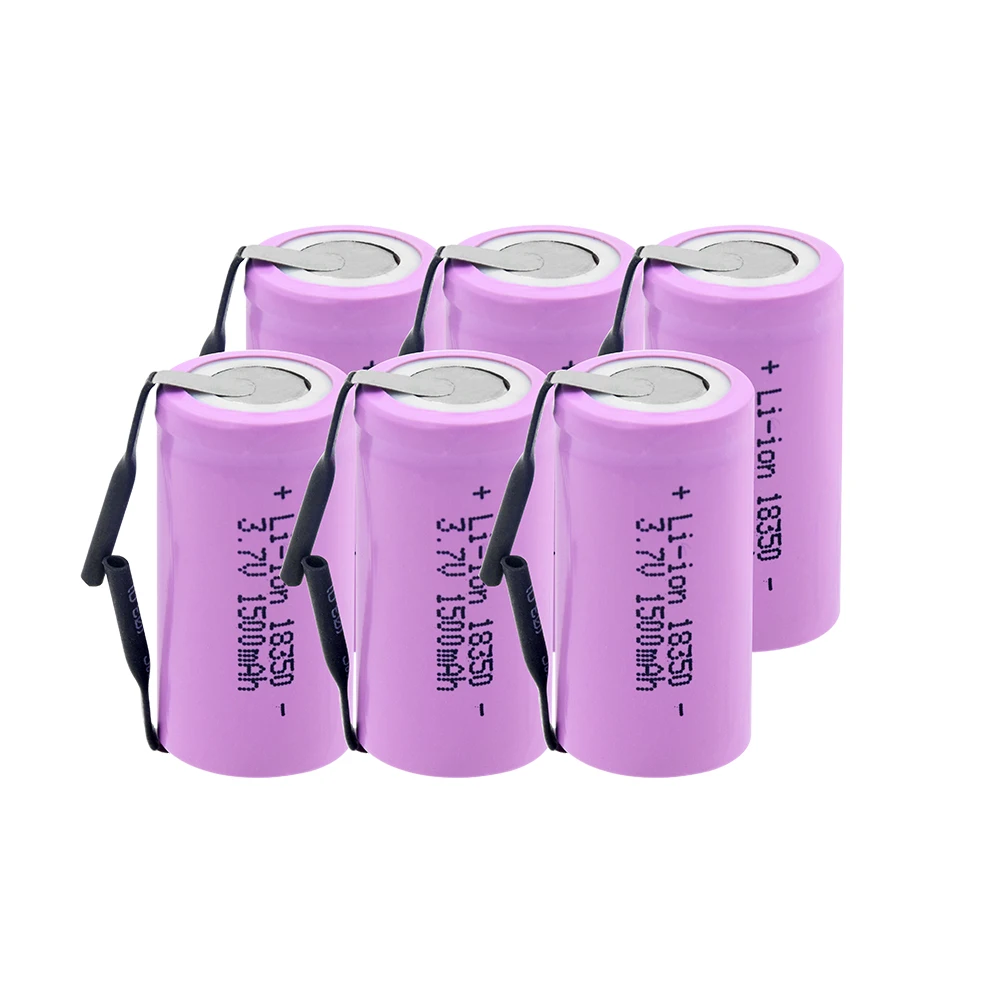 Аккумуляторная литий ионная батарея 8/10 6/18350 шт. 3 7 В ионные аккумуляторы макс. 10 А