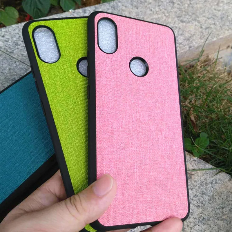 Противоударный чехол для Xiaomi Redmi S2 Y2 роскошная тканевая сумка силиконовый