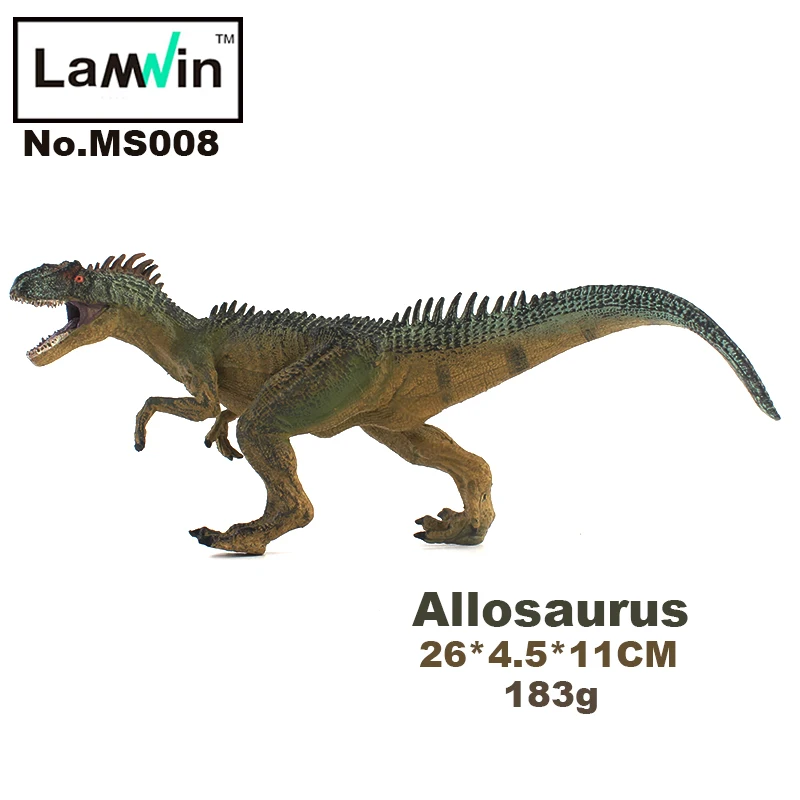 Lamwin моделирование мир Юрского парк аллозавр модели фигурку динозавра