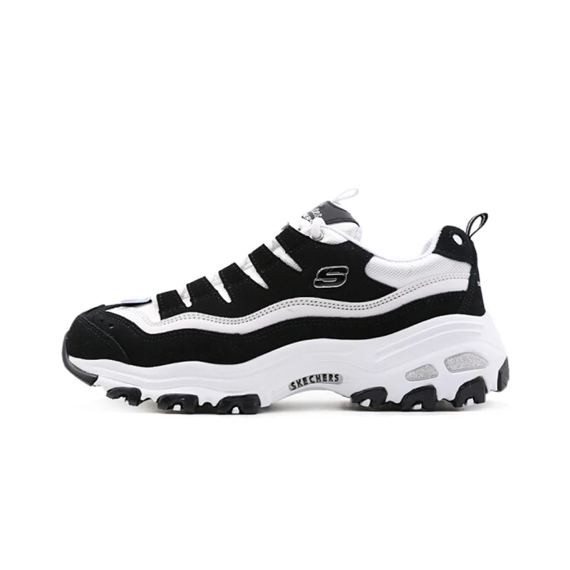 Skechers/Повседневная обувь; женская зимняя Удобная черная обувь для отдыха на толстой подошве; брендовая Роскошная обувь; 13141-BKW - Цвет: 13141-BKW