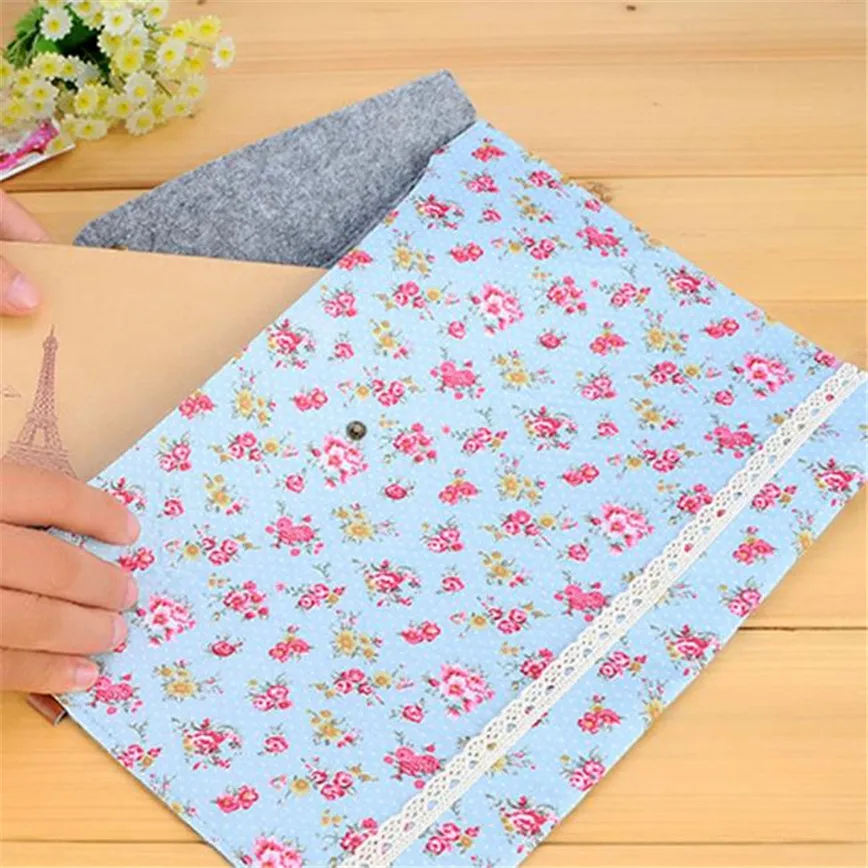 Цветочный А4 Папка для документов Сумка лаконичный чехол офисный держатель книг