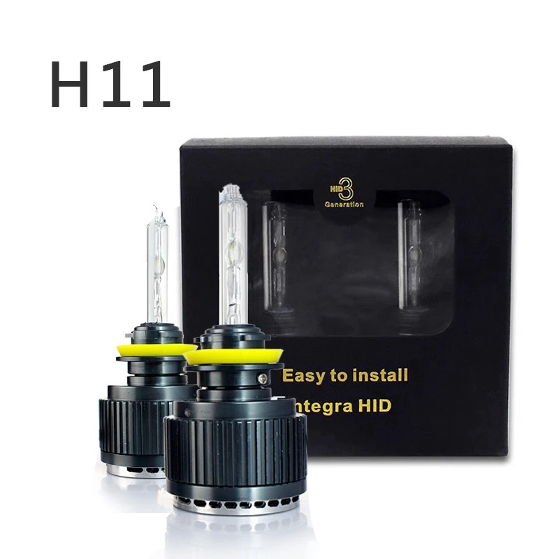 Один комплект H7 ксенона все в одном лампы Быстрый Яркий 35 Вт HID H1 H3 H4 H11 9005 9006 HB4 6000 К